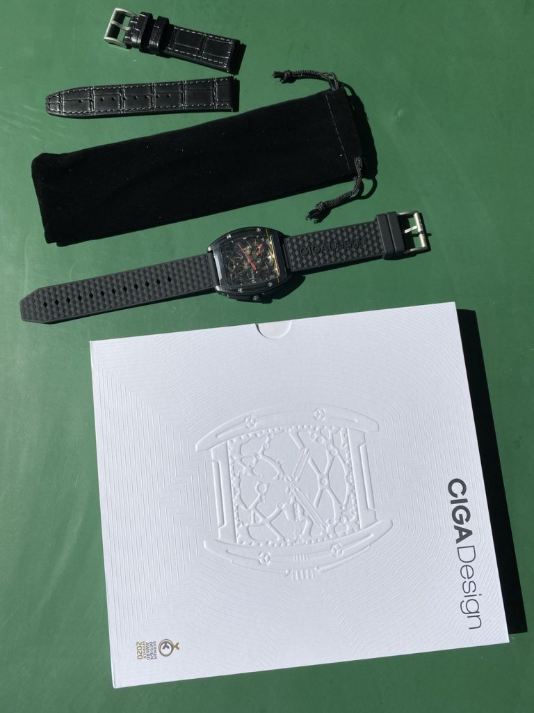 CIGA Design PVD Black Watch with Box