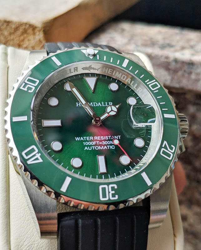 Heimdallr Green Sub Dial