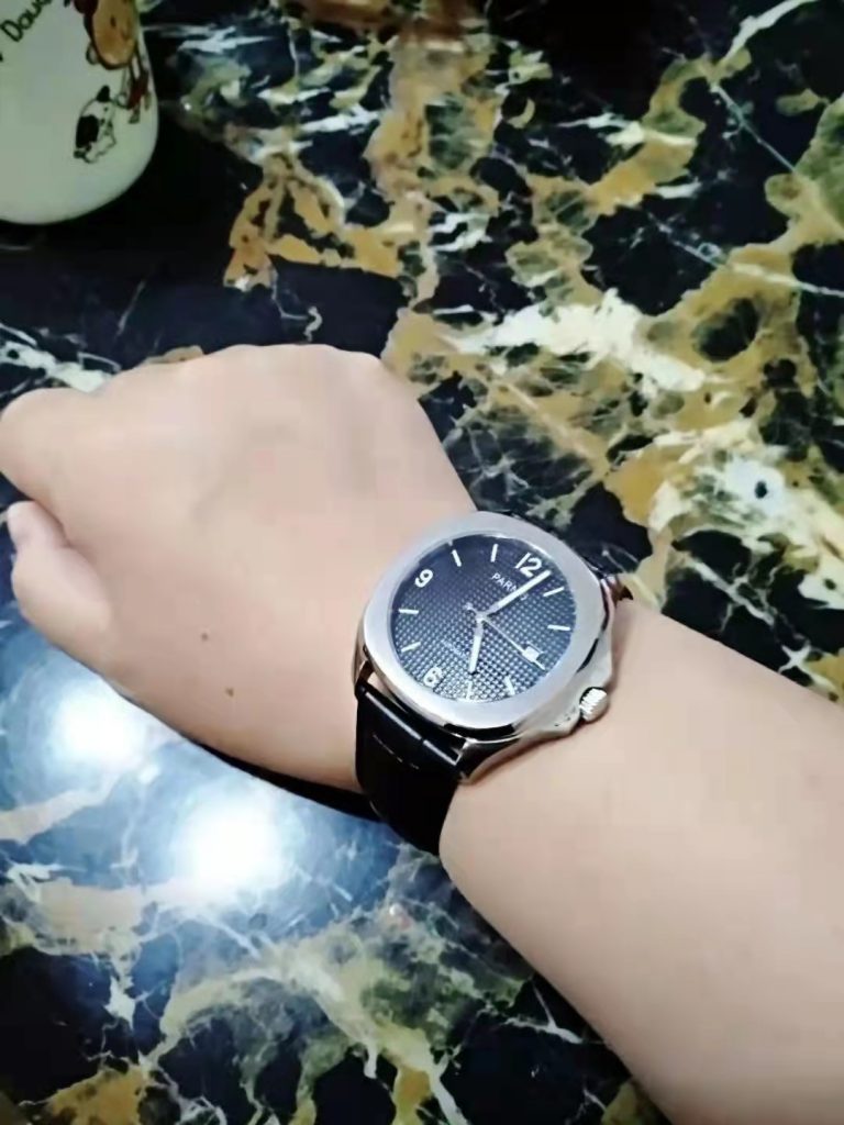 Parnis Black Watch Wrist Shot