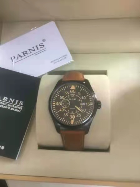 Parnis Pilot's Black Watch