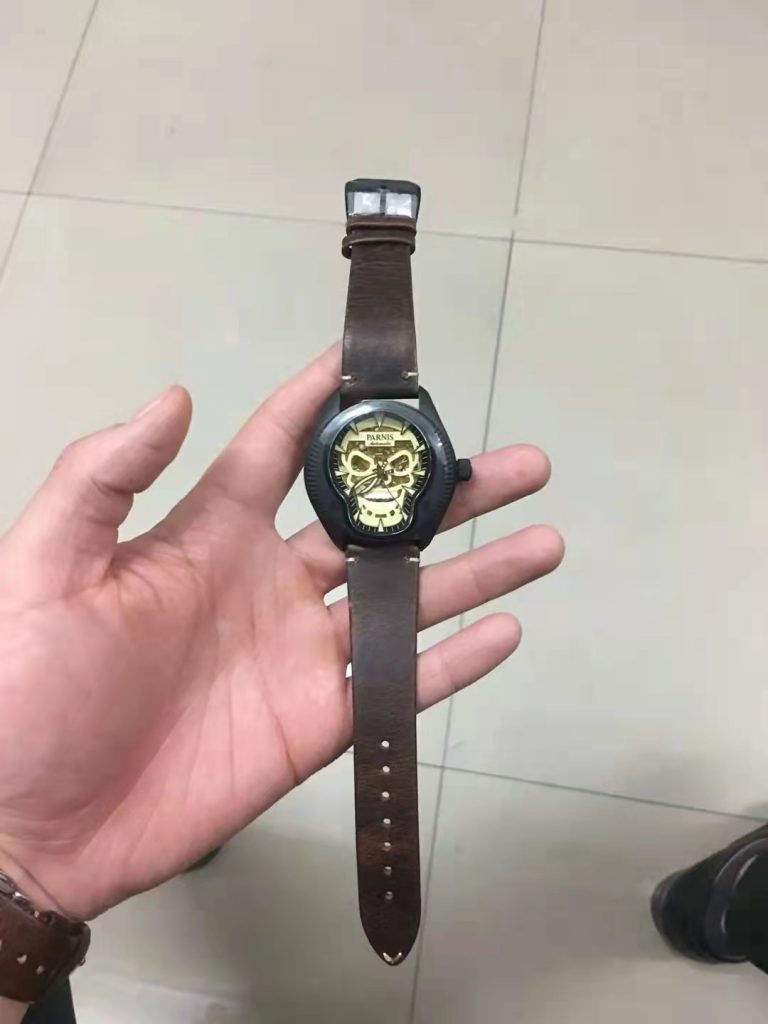 Parnis Skull Watch