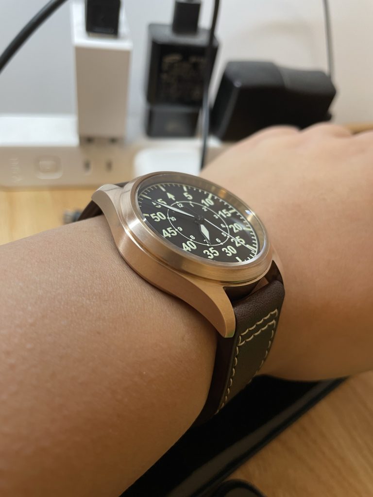 San Martin Bronze Wrist Shot