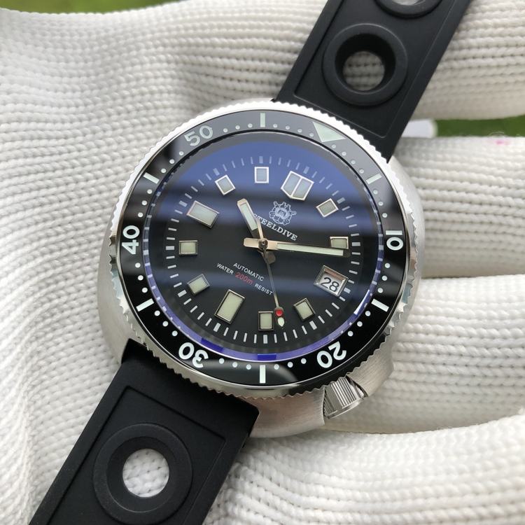 Steeldive SD1970 Black Dial