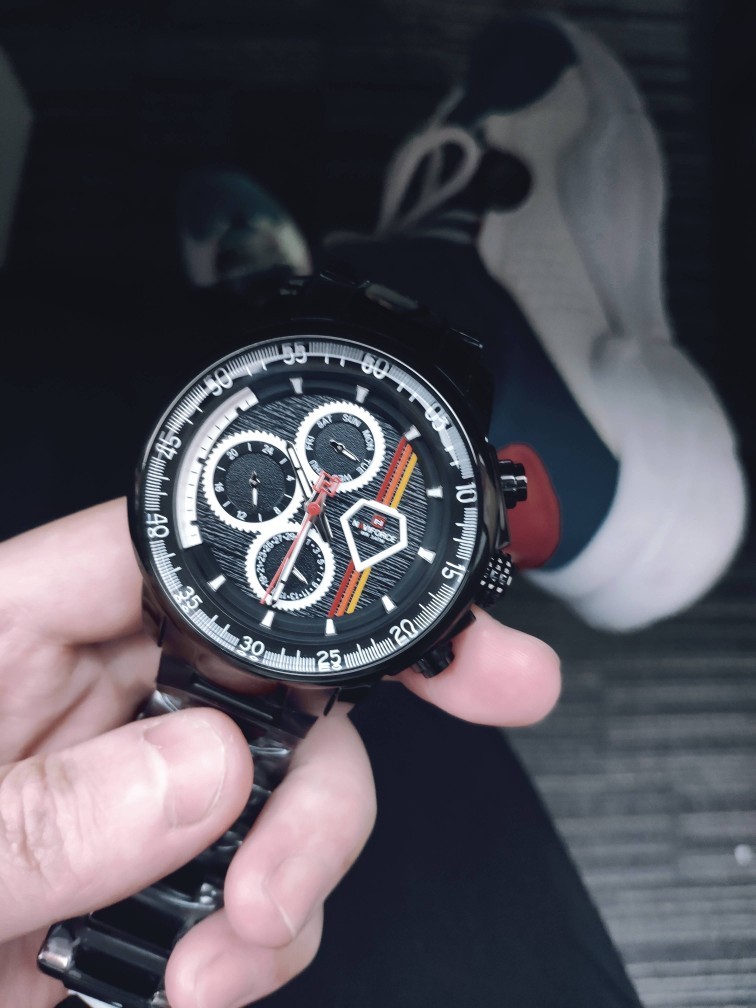 Naviforce PVD Black Chrono