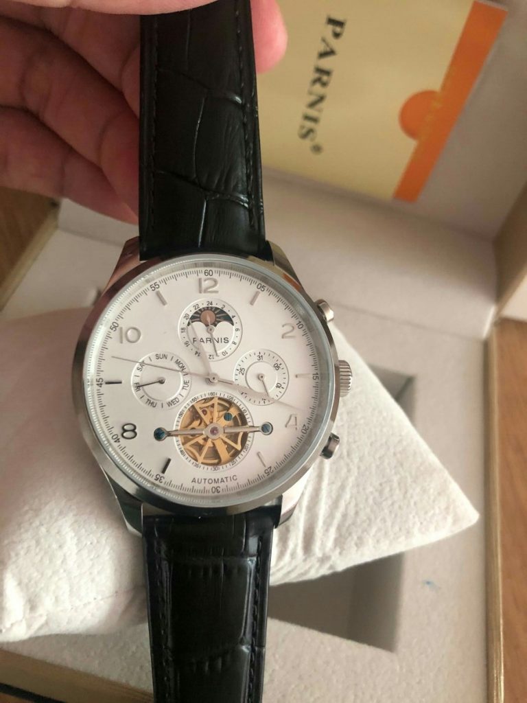 Parnis Moon Phase Watch