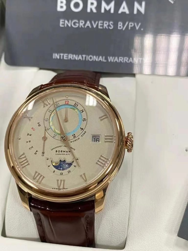 Borman Rose Gold with Coffee Dial