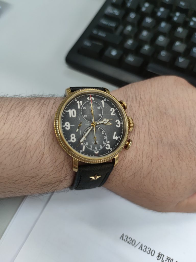 Beijing Pilot Chrono Wrist Shot