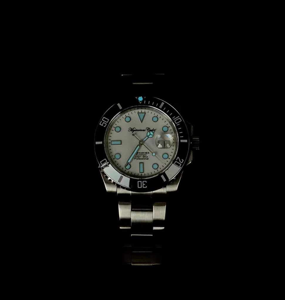 Mysterious Code Submariner Watch Dial Lume