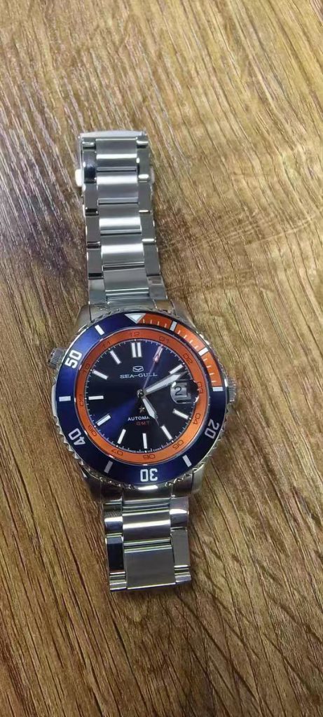 Sea-gull Ocean Star 200m Blue Orange