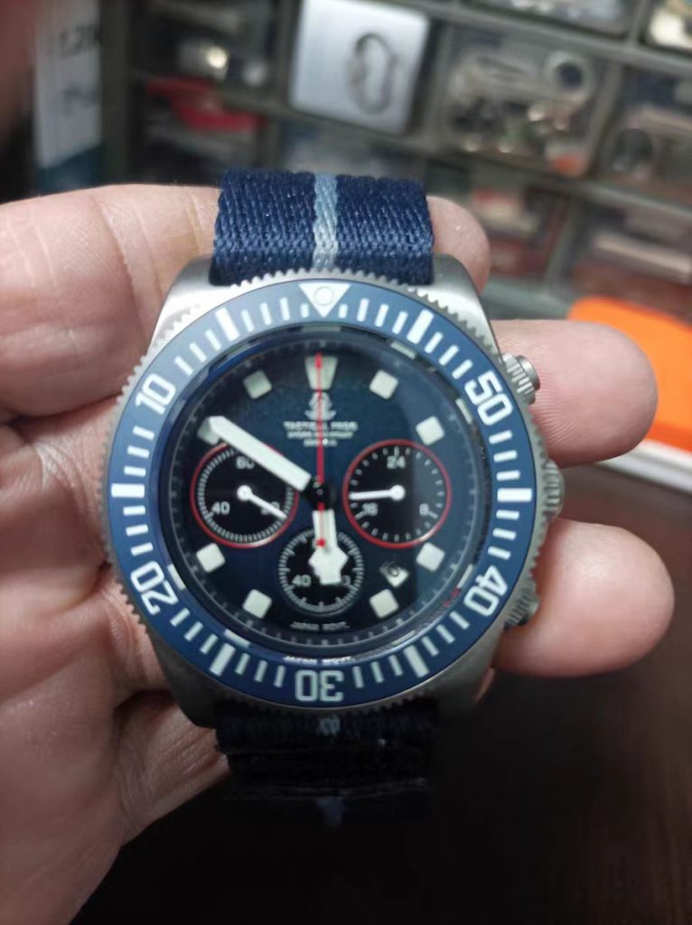 Heimdallr Tactical Frog Blue Dial